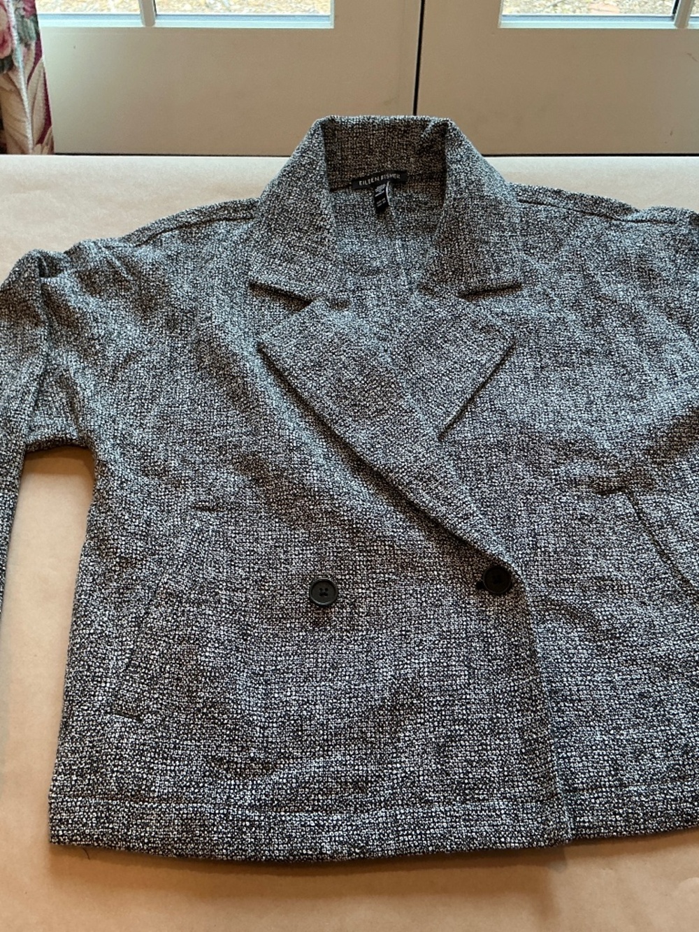 Eileen Fisher lightweight cropped jacket